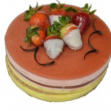 Strawberry Mousse Cake (1Lb)